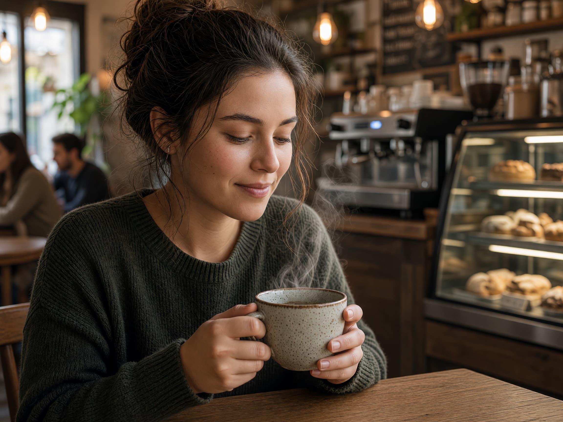 A quiet coffee that was already a yes