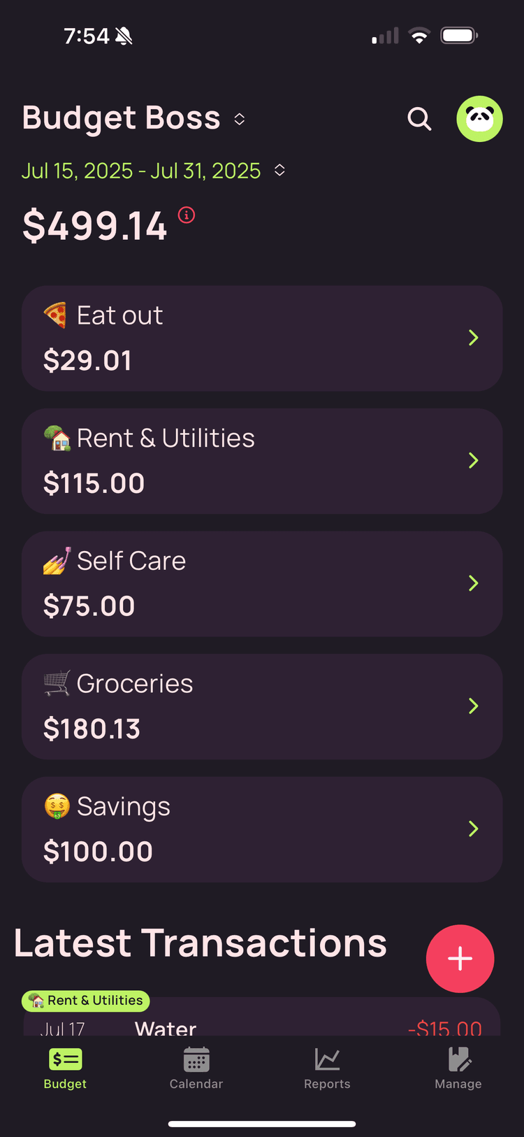 App screenshot